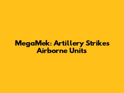 MegaMek: Artillery Strikes Airborne Units