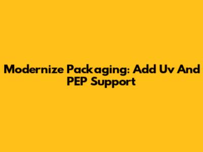 Modernize Packaging: Add Uv And PEP Support
