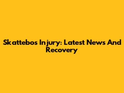 Skattebo's Injury: Latest News And Recovery